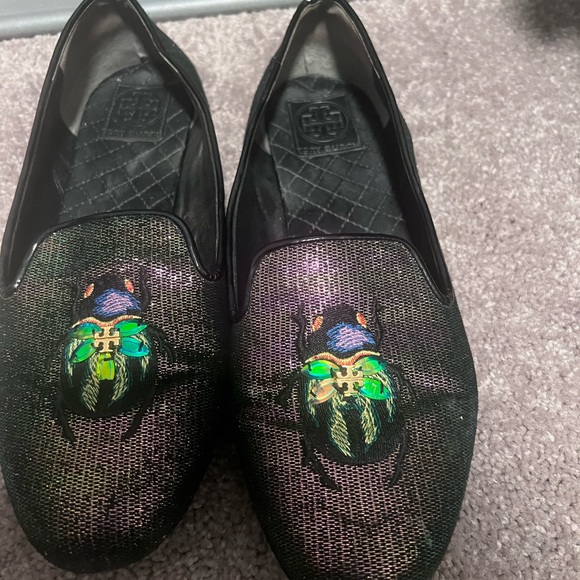 iridescent Tory Burch flats - Picture 2 of 4